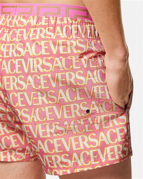 versace boxer shorts|Versace jeans couture swim shorts.